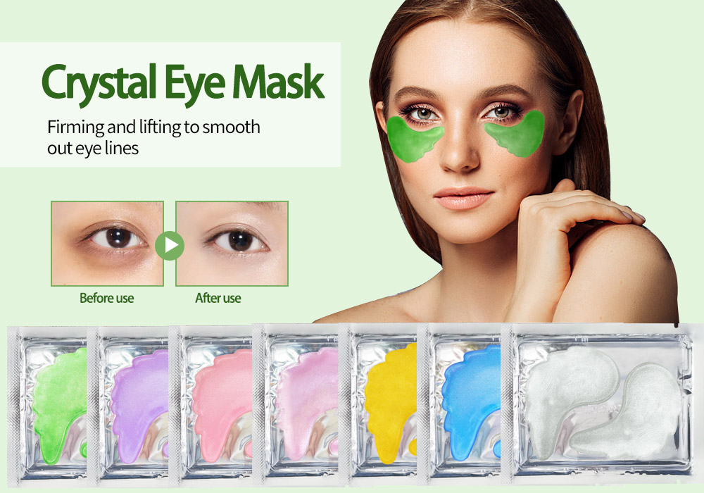 What does Crystal collagen eye mask do?