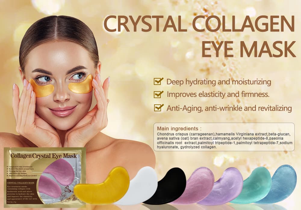 How do you use collagen crystal eye bag mask?