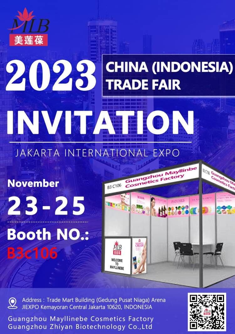  Mayllinebe attend skincare show--CHINA (INDONESIA) TRADE FAIR